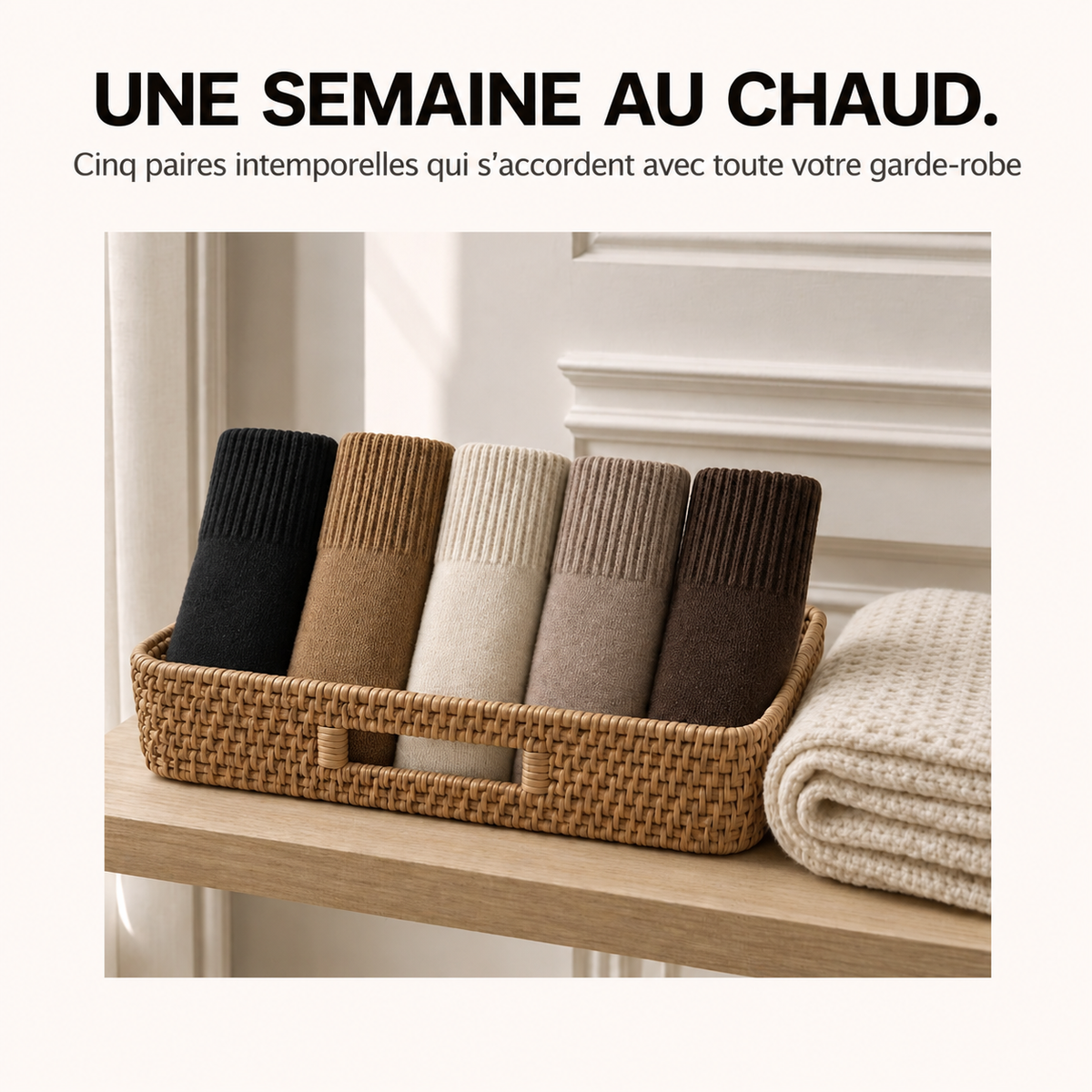 Chaussettes Cocooning – 1 paire