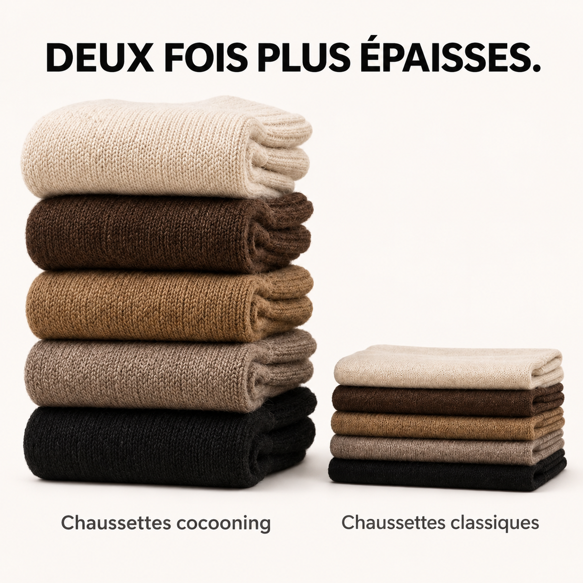 Chaussettes Cocooning – 1 paire