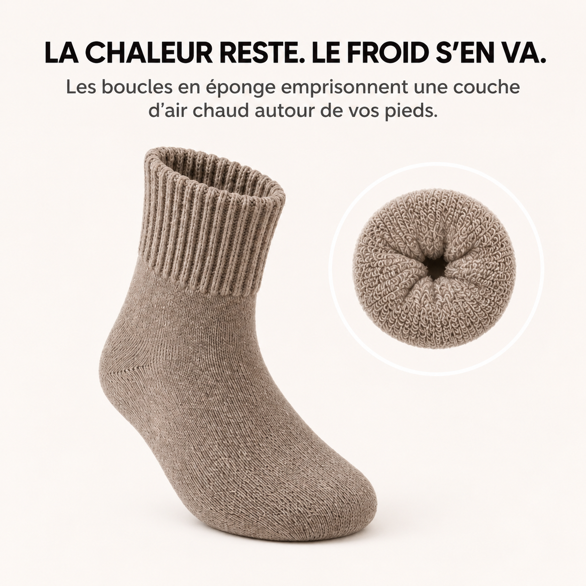 Chaussettes Cocooning – 1 paire