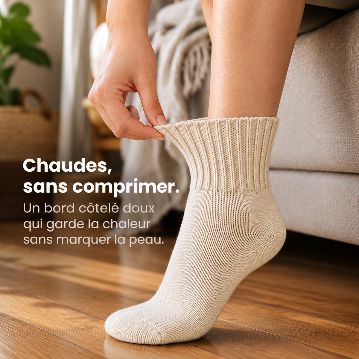 Chaussettes Cocooning – Lot de 5 paires (5 coloris)