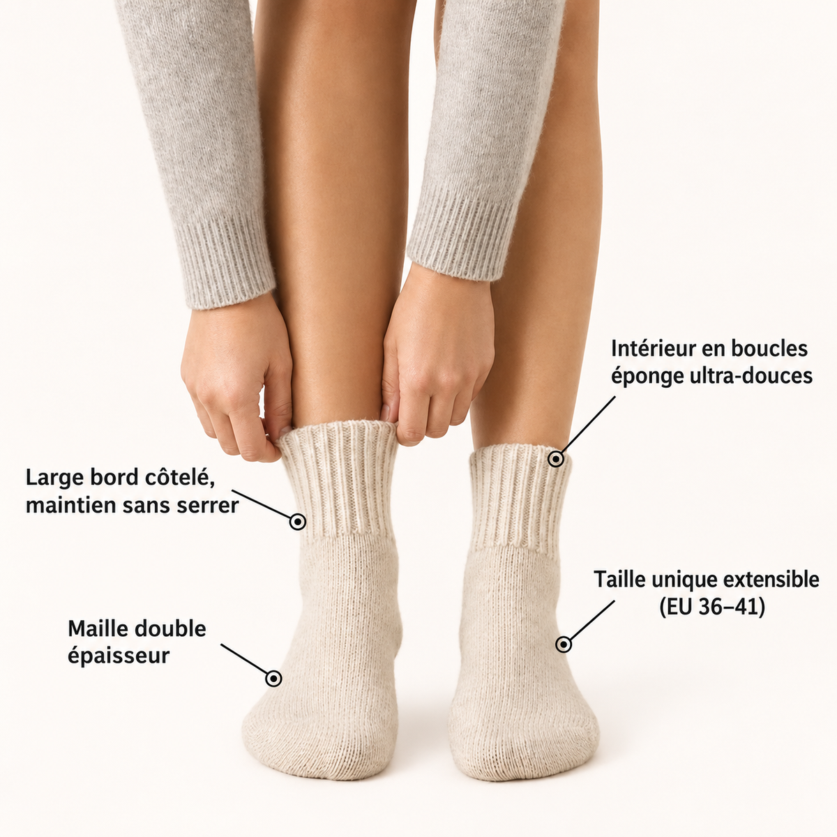 Chaussettes Cocooning – 1 paire