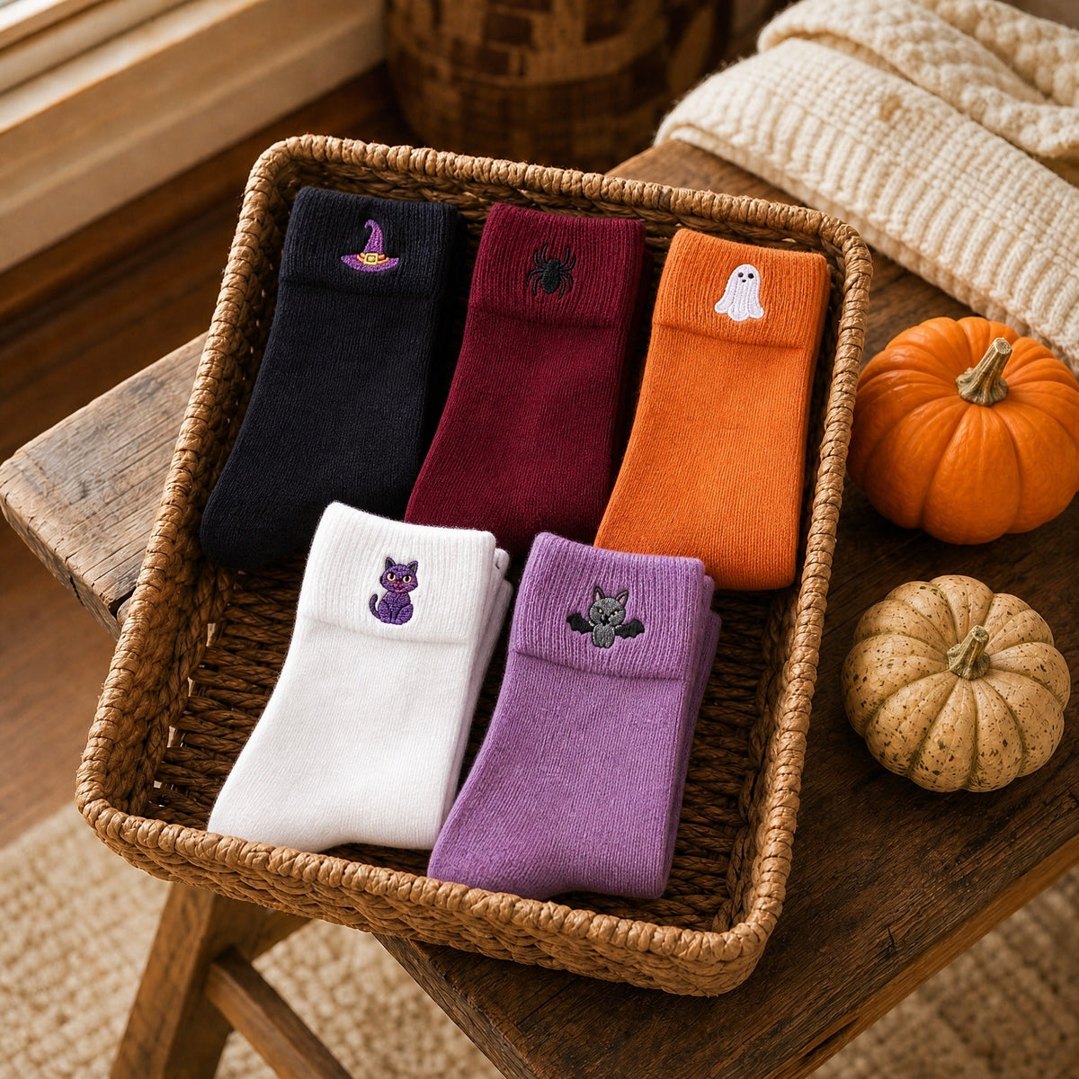 Chaussettes Halloween – Collection Colorée