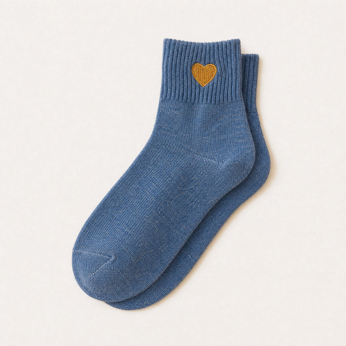 Chaussettes Petit Cœur Doré