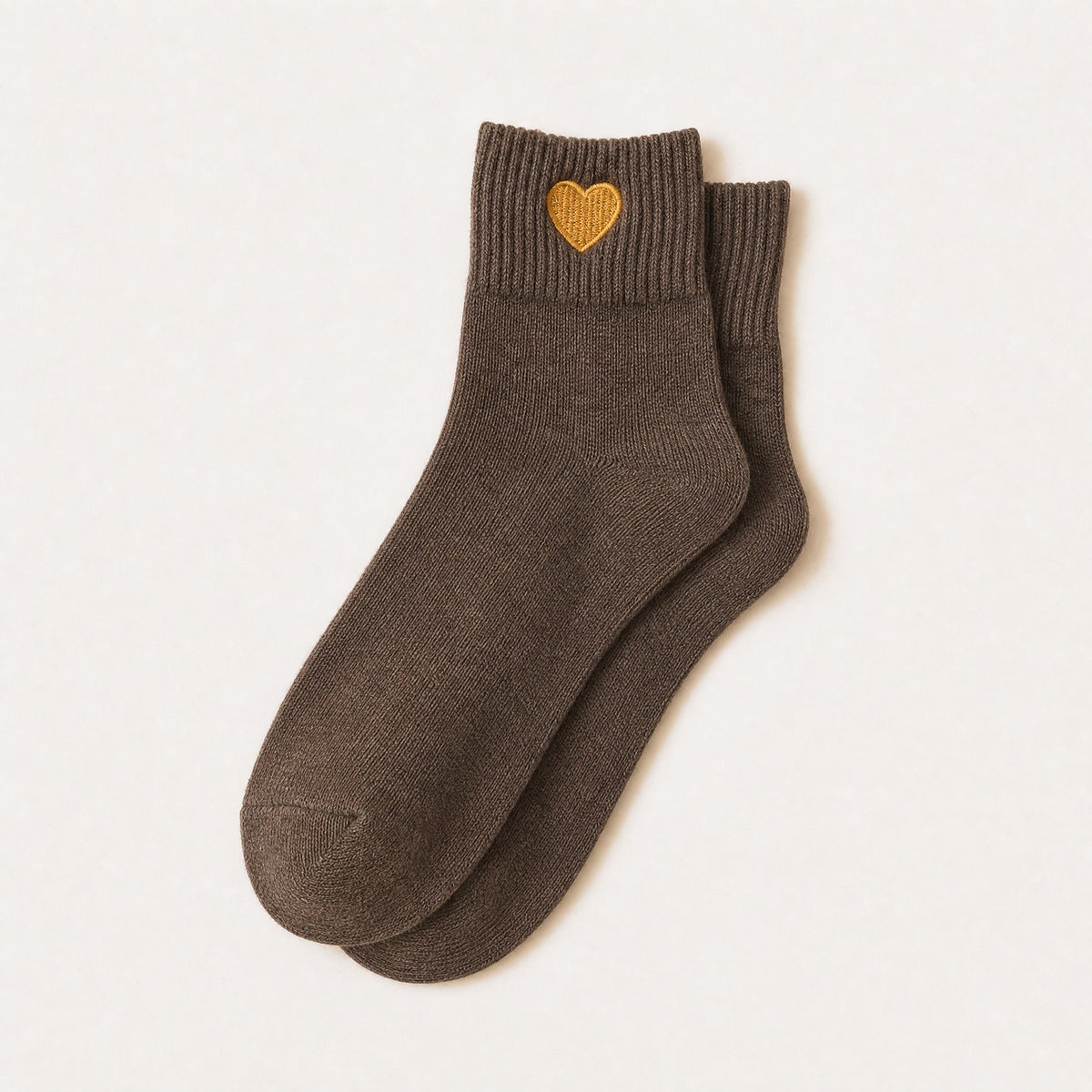 Chaussettes Petit Cœur Doré