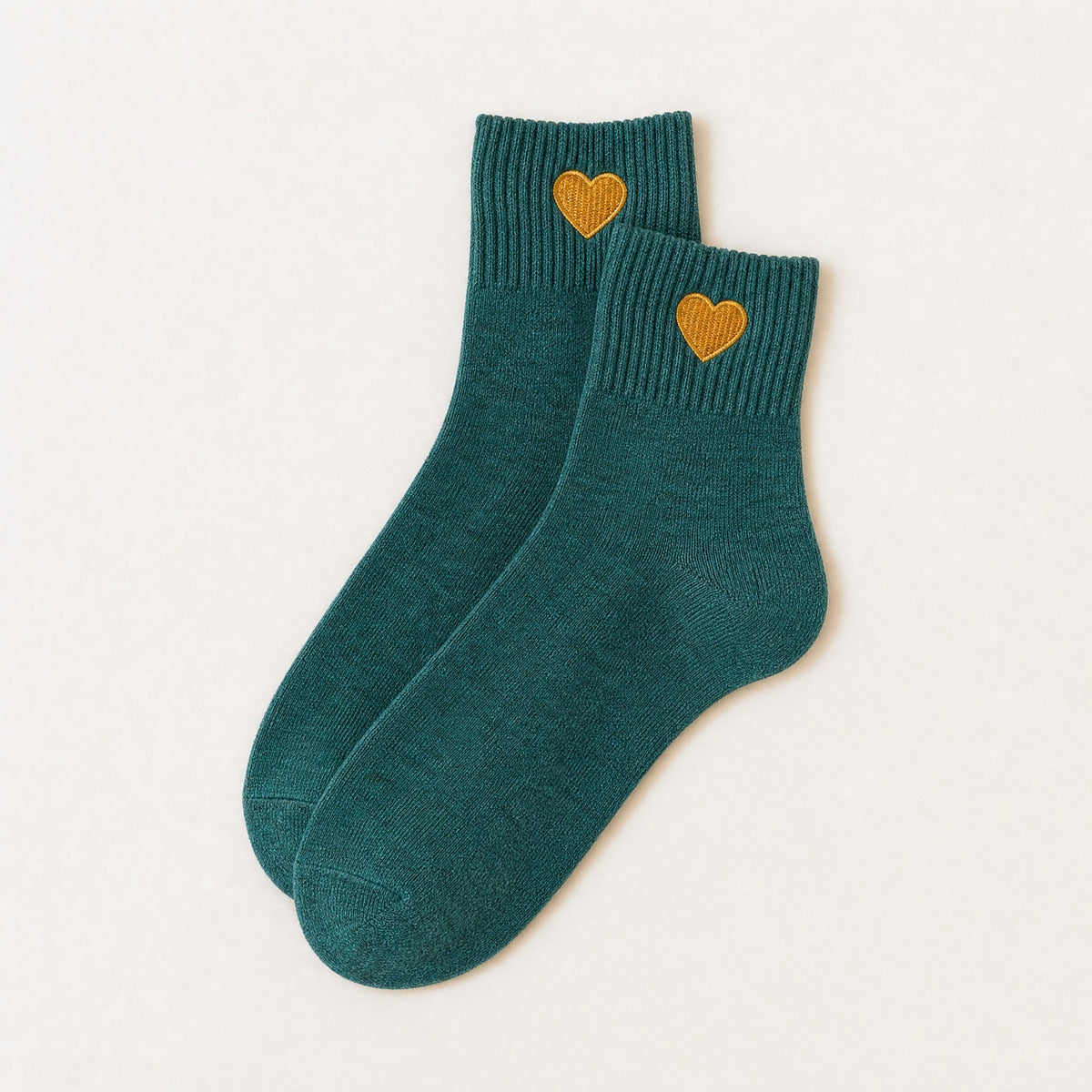 Chaussettes Petit Cœur Doré