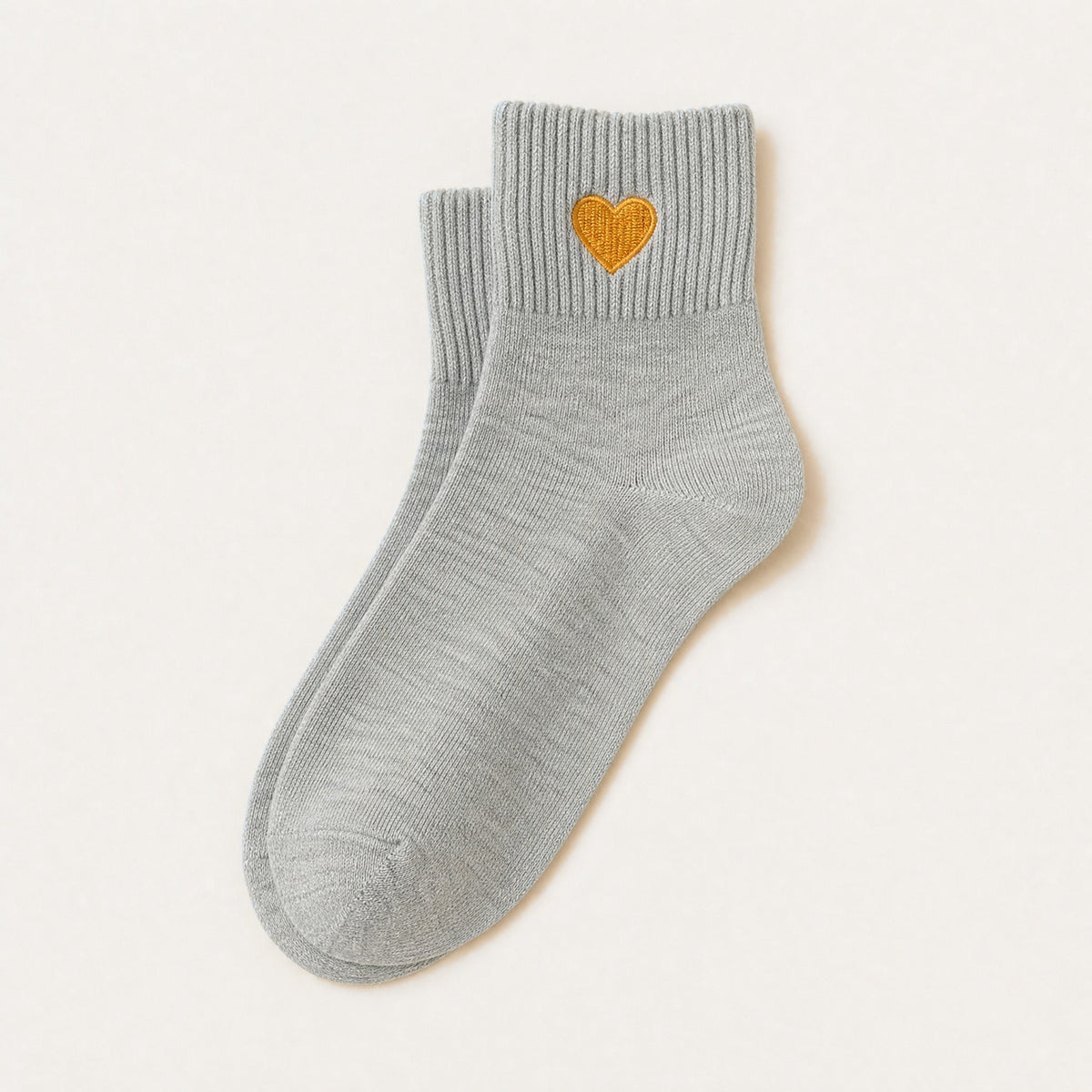 Chaussettes Petit Cœur Doré