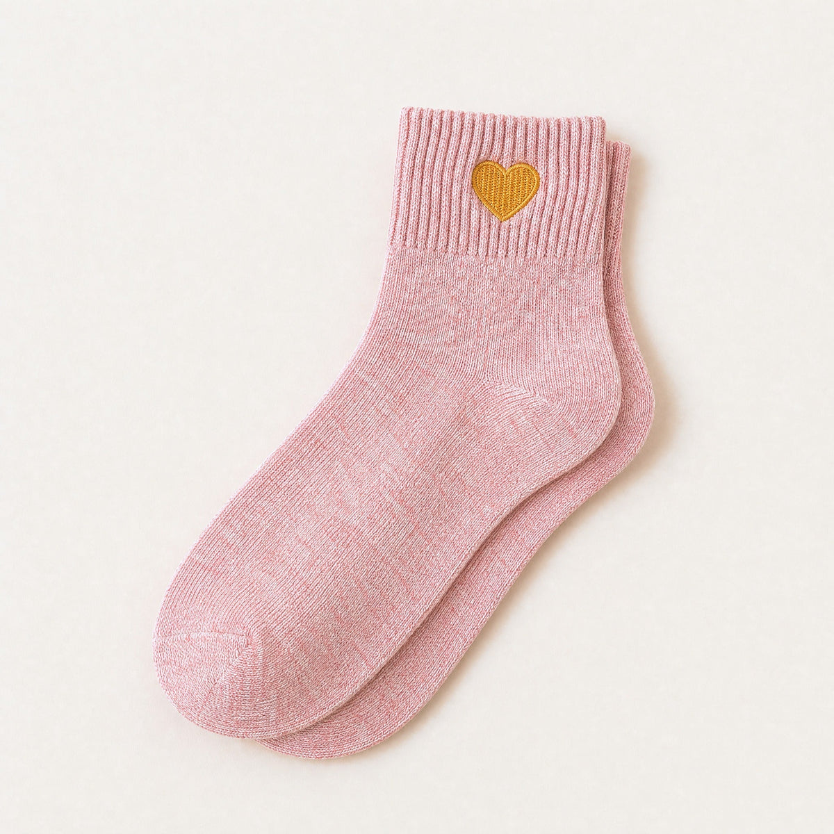 Chaussettes Petit Cœur Doré